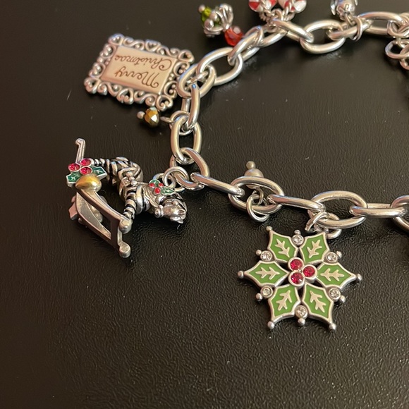 Brighton Yuletide Collection Holiday Christmas Charm Bracelet - Picture 2 of 14
